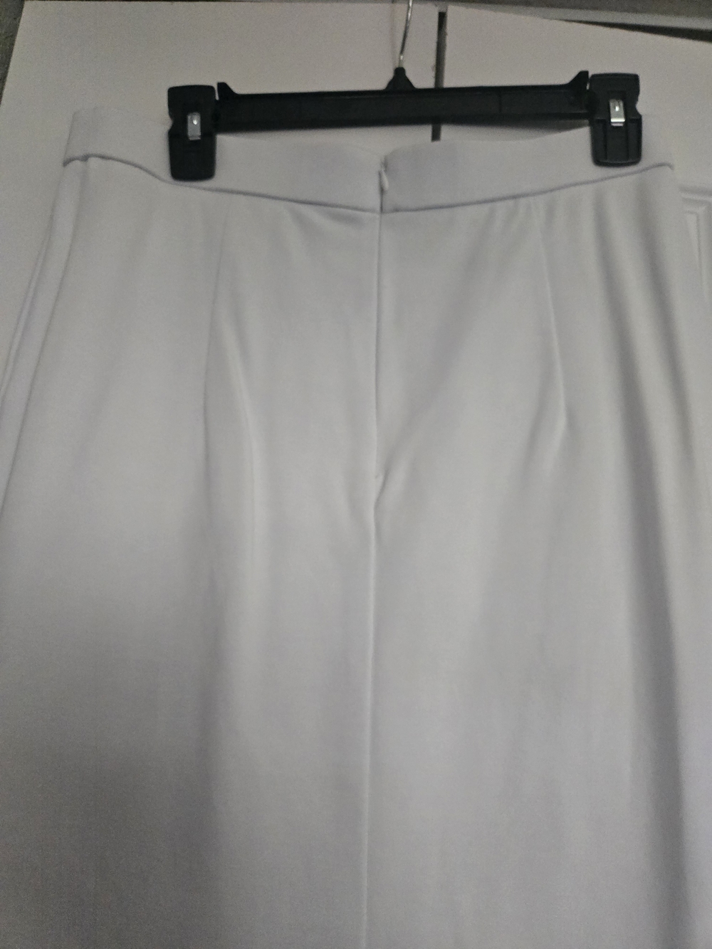 Women's White Two-Button Ponte Jacket - Picture 7 of 10